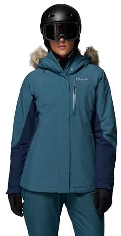 Columbia Womens Ava Alpine II Insulated Jacket, Everblue/Collegiate Navy, Large