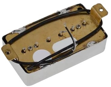 E-Gitarre Pickup Humbucker Single Coil Pickup Gitarrenteile und Zubehör Tonabnehmer Playing Accessories(Black Bridge)