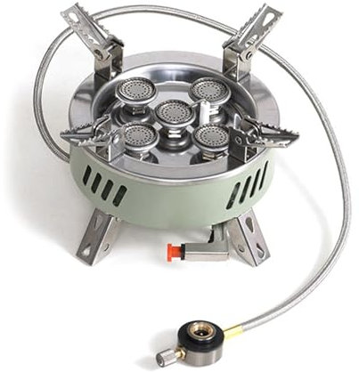 Réchaud de camping pliable de poche pour pique-nique, brûleurs de cuisine, réchaud de randonnée, réchaud portable