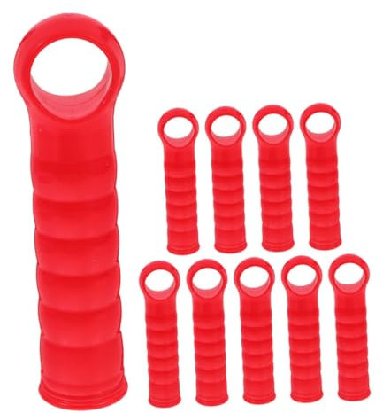 Mipcase 10pcs Mop Handle End Cap Mop Rod Handles End Sleeve Replacement for Brooms Sturdy Construction Secure Fit Easy to Install