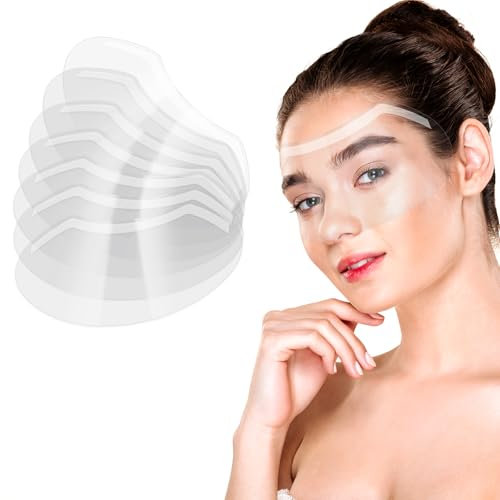 Wanmu 100 Pcs Shower Face Eye Shields, Disposable Clear Eyebrow Shower Visor After Surgery, Plastic Protecting Eyes Cover for Adults Haircut Hairspray, Hair Salon Supplies, Makeup Eyelash Extensions