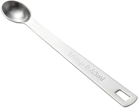 1PCS 1/6tsp(0.83ml) Mini Measuring Spoon, Small Teaspoon for Tiny Amounts