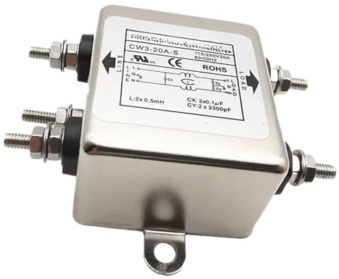 1 pz 20A CW3-20A-S Filtro EMI di potenza soppressore di rumore AC 115/250V
