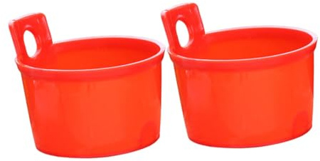 DIYEAH 2 pièces Louche Plastique Épais à Long Manche Pelle à Eau pour Jardinage et Fertilisation Résistante et Facile à Nettoyer Outil Polyvalent pour Irrigation et Remuer