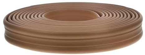 Moulure Décorative Auto-adhésive de Plafond Marron en Nbr | Profil Flexible, Installation Facile, pour Boutiques et Maisons, Finition Murale et Bordure D’angle