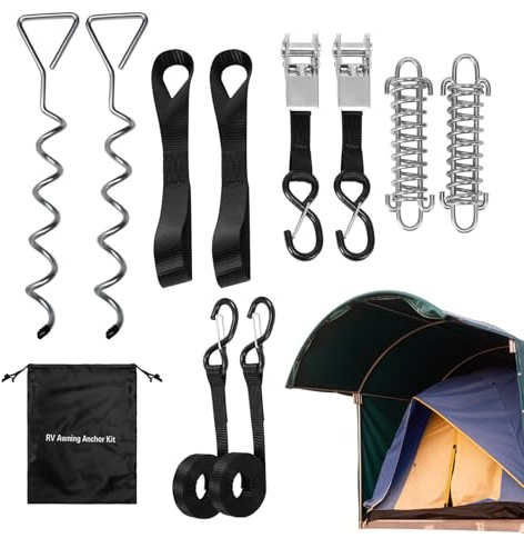 Markisen Befestigungsset | Wasserdicht Und Allwetter | Reiseanhänger,Wasserfest Verlängert Markisenlebensdauer Für Camping Outdoor Aktivitäten