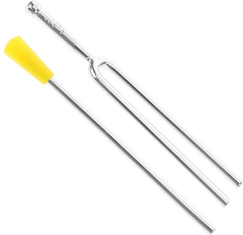 Toyvian Standard Stimmgabel Metall 440 Hz mit Klöppel Exakte Stimmung für Gitarre Klavier Geige Robustes Musikinstrument Zubehör für Musikunterricht