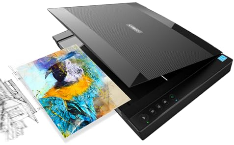 Viisan VF 3240, Flachbettscanner DIN-A3. Max. Auflösung 2400x2400 DPI. inkl. ViiScan Software für Bildbearbeitung & Texterkennung. Kompatibel mit Windows. Treiber für Mac Software.