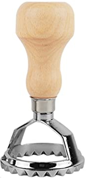 Szaerfa Ravioli Cutter Set, Pasta Press Kitchen Attachment Kit Ravioli Maker Mold Tool Ravioli Stamp Set Pastry Wheel Set, Cake Biscuit Cookie Mold (Small Round Shaped)