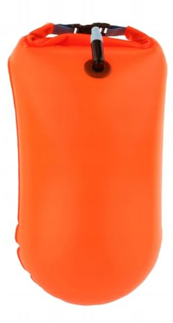 Bouée de Natation Swim Buoy Eau Libre Étanche et Gonflable avec Ceinture