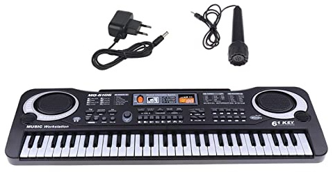Colcolo Tragbares Elektronisches Keyboard Mikrofon Klavier mit