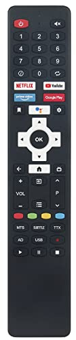 Replacement Universal Ersatz Sprachfernbedienung Control Passend für KARBONN DYON Smart 32 AD-2 Sharp ECOSTAR Challenge TV