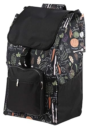 Sac De Rechange pour Caddie - 45L Pliant Sac De Remplacement De Chariot À Main, Tissu Oxford Imperméable Portatif, Sac De Rechange Réutilisable pour Panier D'achat, L32× W20× H57cm