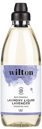 Wilton London Eco Friendly Lavender Laundry Liquid 30 Washes - Non-Bio - Plant-based & Biodegradable Laundry Detergent - Packed with Essential Oils - Made in UK - 1 Litre