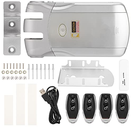 Serratura intelligente 010, serratura WiFi di sicurezza per porte, controllo remoto wireless con app tua, senza manopola tattile, design invisibile, per casa e ufficio moderno