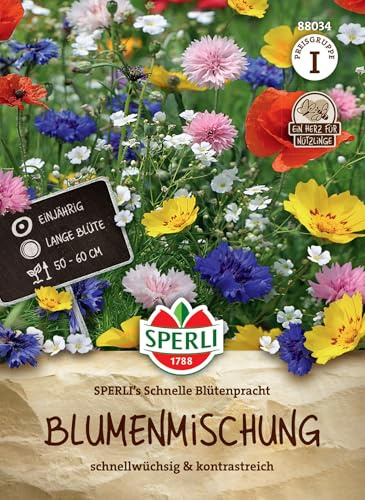 Sperli Blumensamen-Mischung SPERLI's Schnelle Blütenpracht 88034, Saatgut | Lange Blüte, schnellwüchsig, einjährig