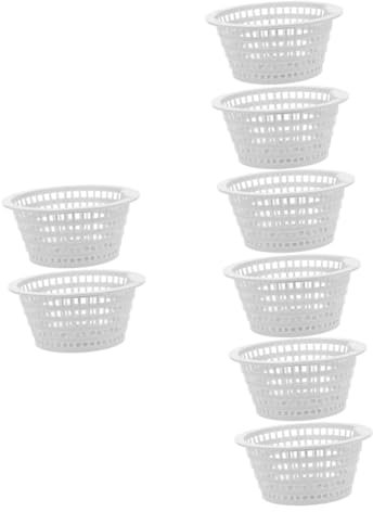 YARNOW 8 Piezas Skimmer para Piscina elevada repuestos para Piscinas Accesorios para Piscinas elevadas Filtro de Piscina Skimmer de Piscina Cesta de Goteo de la Piscina Cesta del Skimmer