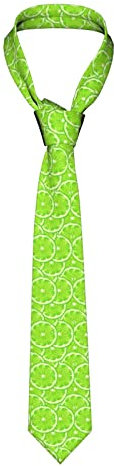Corbata Verde-Lima-Limón-Sunmmer Corbatas Para Hombre Clásico Corbata De Boda Elegante Corbata De Hombre Modernas Para Celebraciones Oficina Negocios