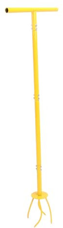 Fresa Premium in Ferro, Attrezzo Giardino per Coltivatore Ad Artigli, Fresa Manuale con Design Leggero, Penetrazione Efficiente del Terreno, Lame Durevoli, Ideale per la