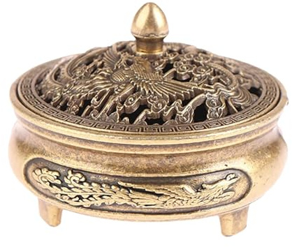 Elegante Metall-Räuchergefäß | Weihrauchbrenner | Handgefertigter Metallbrenner | Künstlerischer Ästhetischer Weihrauchbrenner | Kegelbrenner | Ästhetische Schreibtischdekoration