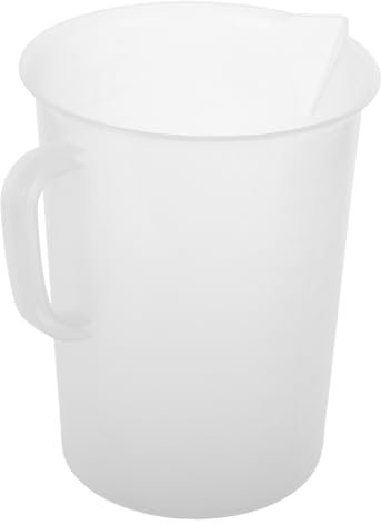 COLLBATH Brocca Graduata Per Olio in Plastica Contenitore Con Beccuccio Per Misurazione Capacità 5000 Ml Utilizzo Facile E Preciso