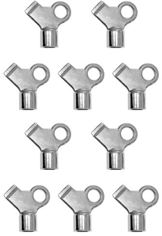10PCS Radiator Key, 5mm Radiator Bleed Valve Key, Plumbing Bleed Bleeding Key, for Bleeding and Air Vent, Key to Bleed Radiator (A)