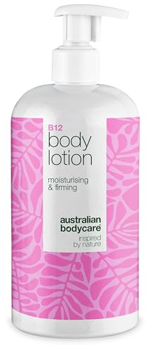 Lotion pour le corps à la vitamine B12 pour peau sèche 500 ml – Hydratation intense et fermeté avec vitamine B12, niacinamide, urée et peptides
