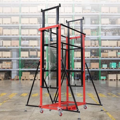 Sollevatore elettrico per ponteggi Heavy Du Elevating Cart Piattaforma elettrica telecomandata 2m Pieghevole Automatico Ponteggi Elevatore Ideale per Costruzione & Manutenzione