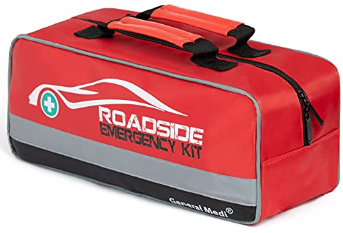 General Medi 127 in 1 Auto Pannenset Verbandskasten Kfz Notfall Pannenhilfe Set - Notfall Erste Hilfe