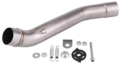 Aramox Tubo di Scarico Centrale Anteriore per Moto, Compatibile con Z750 20072012,