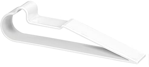 WAGNER Türkeil FLEX - 200 x 30 x 53 mm, aus hochwertigem Kunststoff, weiß, zum Unterschieben, fixiert die Tür, schützt Tür und Wand - 15693501