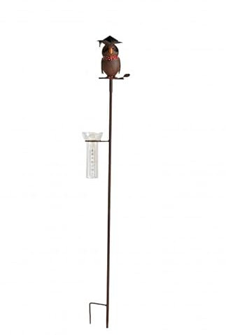 Pluviomètre Hibou Savant 13x17x116cm