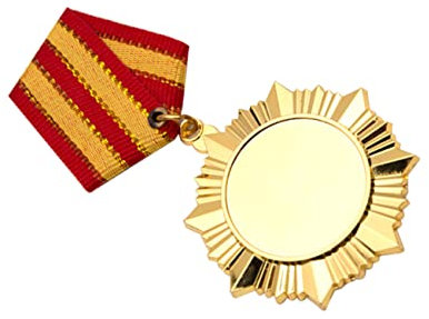 Toddmomy Goldene Marathon Medaille Aus Legierung Wettkampf Ehrenauszeichnung Mit Anstecknadel Sportliches Auszeichnungszeichen Für Sieger Und Wettkämpfe