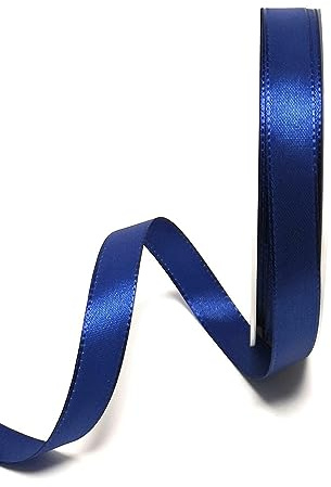 s.dekoda Taftband 50m x 15mm Blau Schleifenband Dekoband Taft Geschenkband