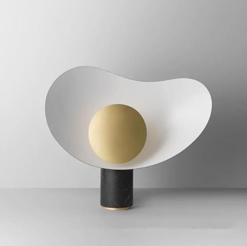 SXYSXYSXY LED Modern Nachttischlampe Nordische Marmor Tischlampe Kreatives Design Schlafzimmer Tischleuchte Dekorativ Wohnzimmer Arbeitszimmer Hotel 35 * 36cm