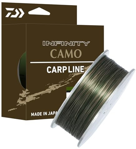 Daiwa Infinity Camo, Grün Camo, Monofile Angelschnur