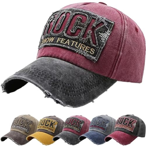 DURINM Cappellino Uomo con Visiera 100% Cotone Baseball cap Compleanno Uomo Regalo Berretto da Baseball Unisex Regolabile Cappello con Visiera Casuale