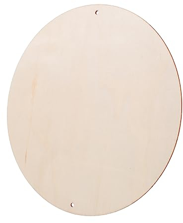 DIY Blank Wooden Board Round Wood Slice Unfinished Plank