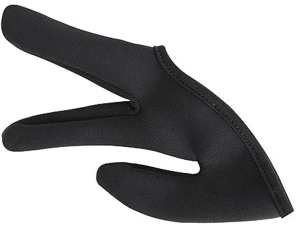 WATIIFUFU Drei Finger Abdeckung aus Fiber und Baumwolle Hitzebeständige Silikonhandschuhe Hitzebeständig für Frisör Zubehör zum Schutz der Hände Beim Locken und Glätten