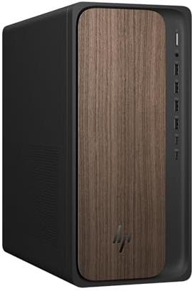 HP OmniDesk AI, Ordenador de Sobremesa con IA, Intel Core Ultra 5 225, 16GB RAM, 1TB SSD, Wi-Fi 6E, Windows 11 Home, Gráficos Intel, PC Torre para Trabajo y Productividad, Marrón