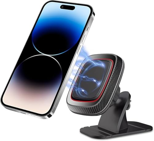 CarsMinders Car Magnetic Cell Phone Holder,Super Holder,Car Air Vent Holder,360° Rotating,Suitable for all models of smartphones,Compatible with iPhone Samsung Huawei (Console)