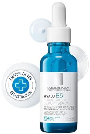 La Roche Posay Hyalu B5 Suractivated, Sérum Antiedad Concentrado, Efecto Revitalizante, Piel Rellena en 1 Hora, Con 4 Tipos de Ácido Hialurónico y Vitamina B5, Para Todo Tipo de Piel, 30 ml.