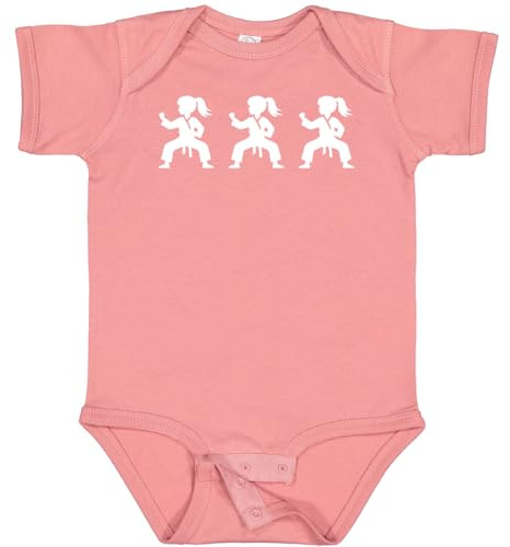 inktastic Karate Martial Arts Girls Baby Bodysuit Newborn Mauve 452ef