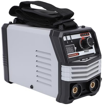 Asixxsix Saldatrice Inverter IGBT 120A, Saldatrice MMA Portatile con Schermo Digitale, con Prese D'aria Multiple e Funzioni di Protezione Multiple per Elettrodi 1,0-5,0 Mm (regolamenti europei)