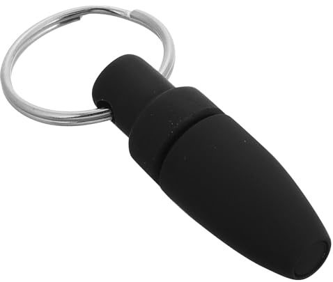 GALPADA Perforateur de Cigares Design Compact Portable en Acier Inoxydable Porte-clés, Punch Précis Noir pour Cigares, pour Voyage et Usage Extérieur