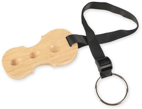 Bois massif Violoncelle Pique Rest antidérapant Bouchon Ancre écran en forme de violoncelle 3 trous support bois naturel