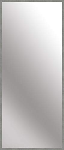 nielsen HOME Wandspiegel, 70 x 170 cm, Aluminium, Grau matt, Ganzkörperspiegel für alle Wohnbereiche, Hoch- & Querformat, anpassbare Aufhänger, Star