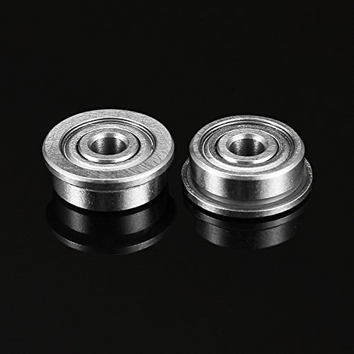 TuToy 10Pcs F623Zz Cuscinetti A Sfere Con Boccola A Flangia 3X10X4Mm Cuscinetti A Sfere Con Flangia Profonda