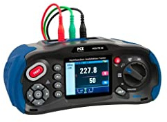 PCE Instruments Electrotester PCE-ITE 50: resistencia de aislamiento, resistencia a tierra, impedancia de bucle, medición de voltaje, medición de baja ohmia, prueba RCD