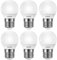 Linkind bombilla regulable esférico P45 E27 de 4,2W, lámpara incandescente de 40W reemplazada, 5000K blanco frio, 470 lm, certificación CE/RoHS/ErP, paquete de 6